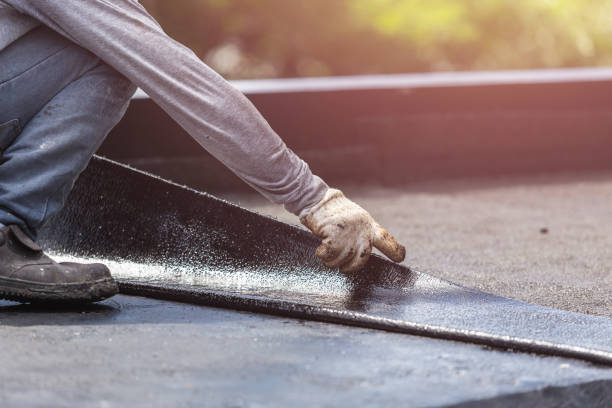 Professional Waterproofing technician working in Highland, IL